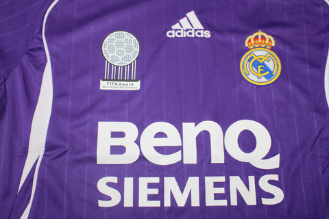 Real Madrid Purple TW Jersey 06/07 "v. Nisteladoy" Nº 17