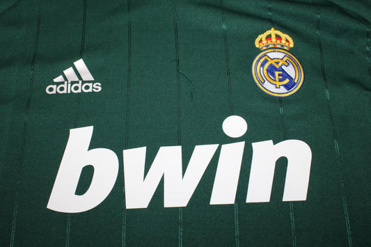 Real Madrid Auswärts Alternative Grün Langarm 12/13 "Özil" Nº 10