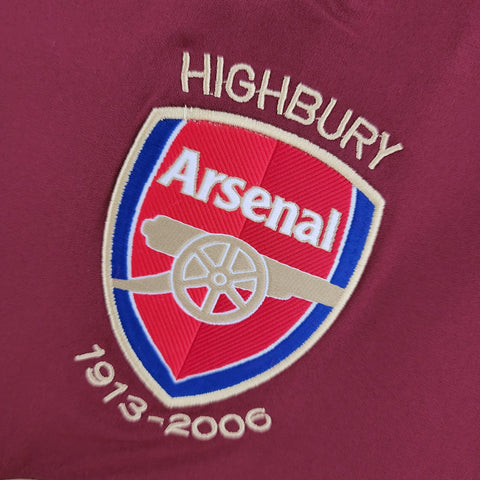 Arsenal Heim Dark Rot Langarm 05/06