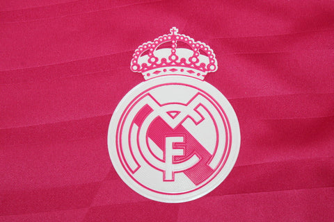 Real Madrid Auswärts Pink Langarm 14/15