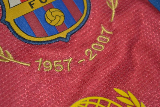 Barcelona Heim Langarm 07/08 "Ronaldinho" Nº 10