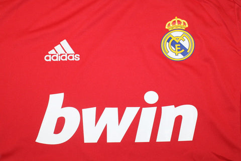 Real Madrid Auswärts Alternative Rot Langarm 11/12