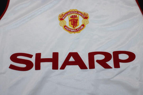 Manchester United Auswärts Weiß 84/86