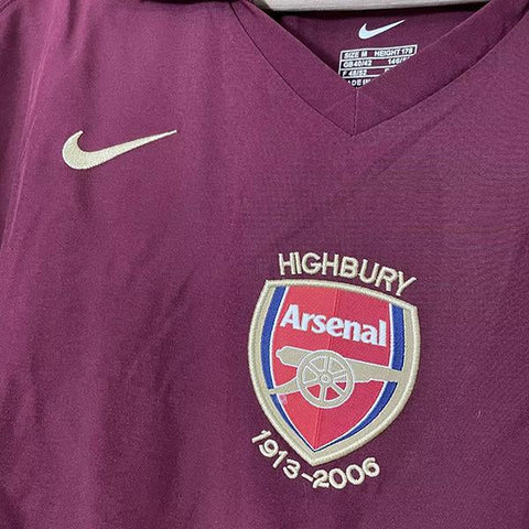Arsenal Heim Dark Rot Langarm 05/06