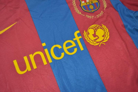 Barcelona Heim Langarm 07/08 "Ronaldinho" Nº 10
